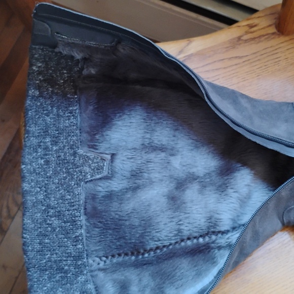 🥾Womens BareTraps AVALON  Snow Boots, Gray Suede Size 10M - Picture 9 of 16